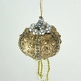 thumbnail image 2 of Things2Die4 Elegant Golden Sea Urchin Shell Hanging Ornaments (Set of 6), 2 of 4