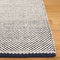 thumbnail image 3 of Safavieh Vermont Terrence Solid Color Area Rug, Navy/Ivory, 5' x 8', 3 of 10