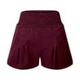 thumbnail image 5 of CHENge Women's Shorts 8" Inseam Casual Cotton Summer Shorts for Women Comfort Stretch Fit Walking Lounge, 5 of 8