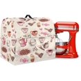 thumbnail image 1 of Stand Mixer Covers Protector Kitchen Aid Mixer Cover Dust Covers Coffee Print Mixer Cover Appliance Cover with Top Handle Front Pocket Universal Fit Tilt Head and Bowl Lift Models, 1 of 7