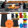 thumbnail image 1 of Retractable Stool Portable Camping Foldable Chair  Seat, for Outdoor Beach Chairs Camping Fishing Stool, 1 of 27