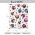 thumbnail image 4 of Yibo Colorful Animals Blanket Flannel Soft and Comfortable Anti-static Bed Sofa Blanket, 4 of 7