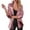 Hot Pink, variant on Womens Fall Jacket Shiny Sequin Blazer Fashion Long Sleeve Lapel Slim Blazer Open Front Trendy Jacket