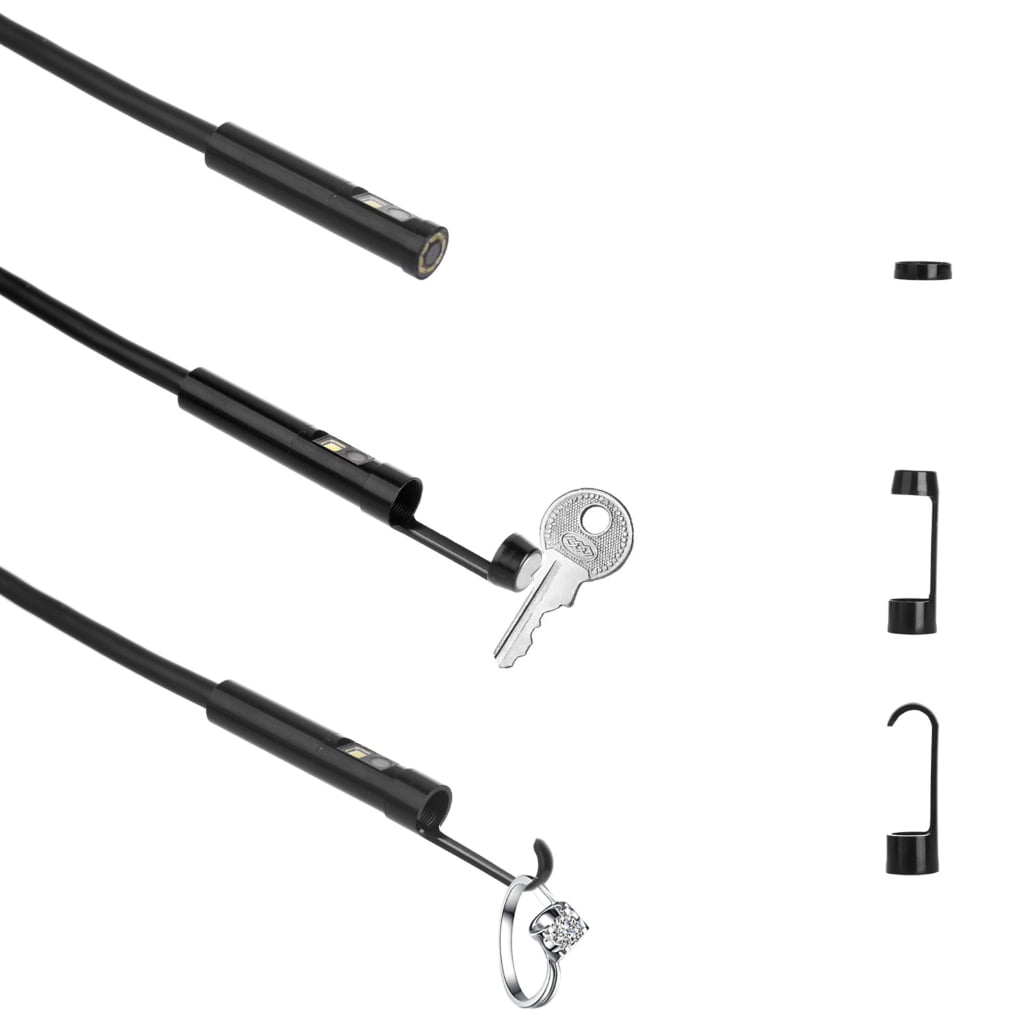 Endoscope Camera with Light for Cellphone,Borescope Inspection Camera with Adjustable LED Light Snake Camera