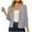 Dark Gray, variant on ZZwxWA Women's 2025 Trendy Cropped Cardigan Sweaters Dressy Casual Womens Classic 3/4 Sleeve Open Front Cardigan Shrugs for Dresses
