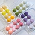 thumbnail image 1 of Makeup Sponge Set，Dry and wet use 3D Beauty Egg For Makeup-8PCS (Purple Grapes), 1 of 7