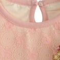thumbnail image 3 of Richie House Girls' Sweet Knit Dress with Lace Covered and Ruffled Bottom RH1617, 3 of 7