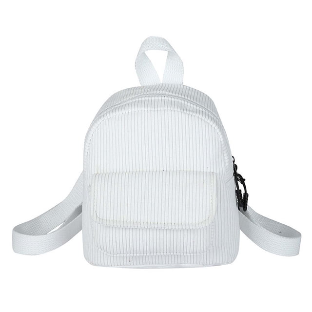 weibbin Personalized Backpack Corduroy Hand Embroidered Rope Embroidered Crochet Bag Backpack for Daily Use Cotton