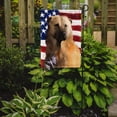 thumbnail image 2 of Afghan Shepherd American Flag Garden Flag, 2 of 3