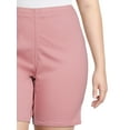 thumbnail image 5 of Just My Size Women's Plus Elastic Waist Stretch Bermuda Shorts, 5 of 6