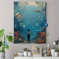 thumbnail image 4 of Surreal Ocean Dream Canvas Painting Wall Art for Living Room Bedroom Office Cafe Study Room Home Decor, 4 of 8