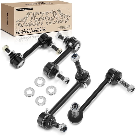 A-Premium 4Pcs Front Rear Sway Bar Link Stabilizer Link Kit Compatible with Toyota Tacoma 2005-2013 4WD
