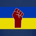 thumbnail image 3 of CafePress - Ukrainian Flag With Fist T Shirt - Dark T-Shirt Kids XS-XL, 3 of 4