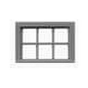 HO 6-Panel Window 40"w x 27"h (12)