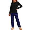 thumbnail image 2 of Conjuntos de blusas y camisas de cuello redondo y manga larga para niños y niñas, moda con rayas bonitas, pantalones suaves de manga larga, traje para niña, pantalones superiores, 2 of 6