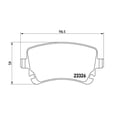 thumbnail image 4 of Brembo Brake Pad P85076 FMSI Number D1018-7921; Low-Metallic; Set Of 4; With Hardware, 4 of 4