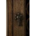 thumbnail image 3 of Artesano Home Decor - Handmade Solid Reclaimed Barn Wood & Wrought Iron Hardware Wine & Bar Cabinet Ideal for Home, Living Room and Bar or Restaurant (Brown) - Rustic Style 01 - 78" Height, 3 of 14