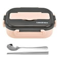 thumbnail image 3 of Bento Box, Sturdy Durable Lunch Box Safe  1000ml  Sealing Performance  For Travel For School For Picnic Pink, 3 of 8