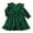 B-43Green1, variant on MEZZALL Child Stylish Girls Long Sleeve Dress Elegant Lace Trim Fit And Flare Party Wear Comfortable Soft Fabric Fall Season Casual And Formal Attire O-Neck Festival Sundress Soft