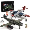 thumbnail image 1 of Set de Construcción de Juguete Mr.River Aviones WWII Me 262 y P-51D, 1 of 8