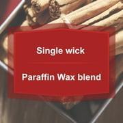 Mainstays Single-Wick Scented Glass Jar Candle, Cinnamon, 20oz.