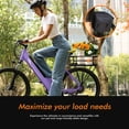 thumbnail image 4 of Actbest 26" Electric Bike for Woman, 500W Powerful Motor, 48V 7.8Ah Battery, 7-Speed, Front Suspension, LCD Display, Wide Saddle, Mountain E-Bike for Adults, 4 of 7