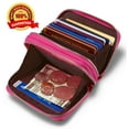thumbnail image 5 of Walltes for women,genuine leather walltes, rfid wallets blue, 5 of 6