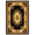 thumbnail image 2 of Safavieh Lyndhurst Katherine Floral Area Rug, Black/Ivory, 5'3" x 7'6", 2 of 8