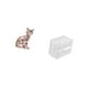 thumbnail image 5 of Estatua De Gato De Acrílico, Figura Decorativa, Escultura Animal, Arte Artesanal, Adorno, Dispensador De Toallas De Papel Moderno, Soporte De Papel Higiénico Para Montar En La Pared., 5 of 8