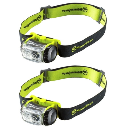 2 Pack Kilimanjaro LED Headlamp 180 Lumens Spot Flood Water Resistant -240234