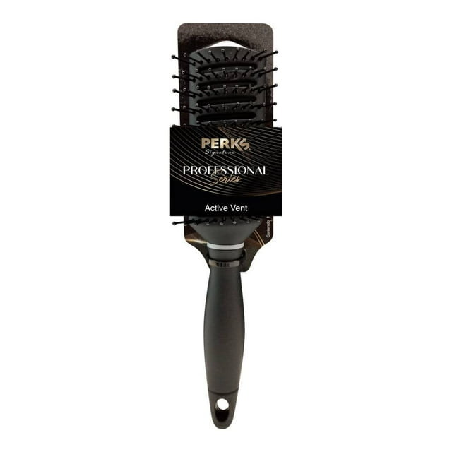 Cepillo para cabello PERKS Signature Professional Series Ventilado, negro