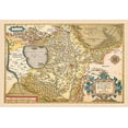 thumbnail image 1 of Map of Italy Near Florence-Fine Art Canvas Print (20" x 30"), 1 of 1