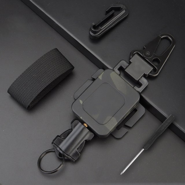 Hebilla telescópica antirrobo con destornillador MOLLE Bolsa Hebilla Suministros de escalada FLhrweasw Nuevo