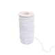 thumbnail image 3 of Ancho cuerda elástica trenzada de ancho banda elástica tejida para manualidades de costura DIY / máscara 3 mm blanco 100 yardas Yuarrent HA5134-02, 3 of 6