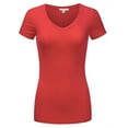 thumbnail image 2 of Sexy Plus Size Low-Cut Cleavage V-Neck T-Shirt Tee Top 1x2x3x, 2 of 2
