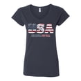 thumbnail image 2 of Wild Bobby USA Flag Pride One Nation One Team Eagle Soccer Graphic | Unisex Novelty T-Shirt | Soccer Football Fan Gift for Men Women Standard V-Neck Tee, 2 of 5