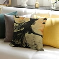 thumbnail image 3 of Happy Halloween Linen Pillow Covers Fall Pumpkins Pattern Retro Square Pillow Cover Halloween Party Cushion Case for Couch Bed Car Decoration, 3 of 5