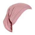 thumbnail image 1 of Gorra de mujer de algodón de seda de alta elasticidad con fondo cilíndrico monocromático, 1 of 5