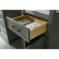 Legion Furniture 21" Pewter Green Linen Cabinet