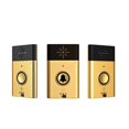 thumbnail image 1 of Timbre Inalámbrico de Puerta de 200M con Intercomunicador + Receptor Accesorio de Hotel de para Huéspedes Color de Oro 1 transmisor + 2 receptores Sunnimix Timbre inalámbrico de intercomunicación, 1 of 8