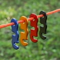 thumbnail image 4 of Koiauber Aluminum Alloy Guyline Cord Adjuster Tent Tensioner Outdoor Camping Hiking Backpacking Tent Wind Rope Buckle, 4 of 8