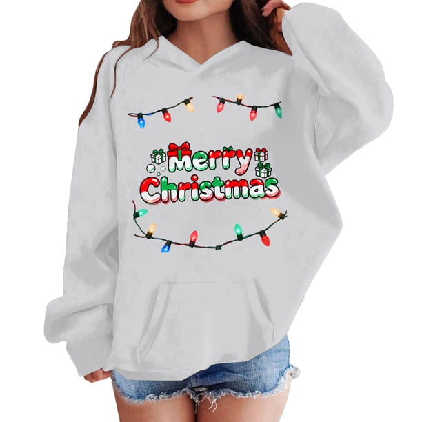 Sudadera con capucha para niñas y niños, sudadera de manga larga con cuello redondo y estampado de moda, jersey con bolsillo, sudadera de poliéster para niñas