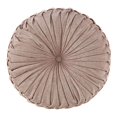 thumbnail image 1 of Coussin de Sol Rond en Polyester Chenille Design Intelligent en Blush, 1 of 6