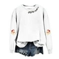thumbnail image 4 of Womens Sweatshirts Christmas Print Streetwear Crewneck Long Sleeve Pullover Tops, 4 of 5