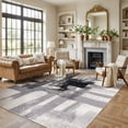 thumbnail image 5 of World Rug Gallery Contemporary Modern Abstract Black 7'10" x 10' Indoor Area Rug, 5 of 7