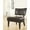 Brown, variant on Gray Faux Leather - Durable & Easy to Maintain - Reading Nook - Comfortable Seating