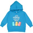 thumbnail image 2 of Inktastic Easter Hangin' with My Peeps Toddler Hoodie, 2 of 4