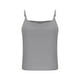 thumbnail image 5 of Blusas,Blusa informal sin mangas con cuello en V para mujer, tirantes ajustables, poliéster liso, uso diario, sopatenor, 5 of 9