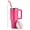 Bubblegum Pink, variant on Kook Stainless Steel Tumbler, with Straw and Handle, 40 oz, Sky Blue