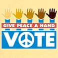 thumbnail image 3 of CafePress - Vote Peace Toddler T Shirt - Cute Toddler T-Shirt, 100% Cotton, 3 of 4